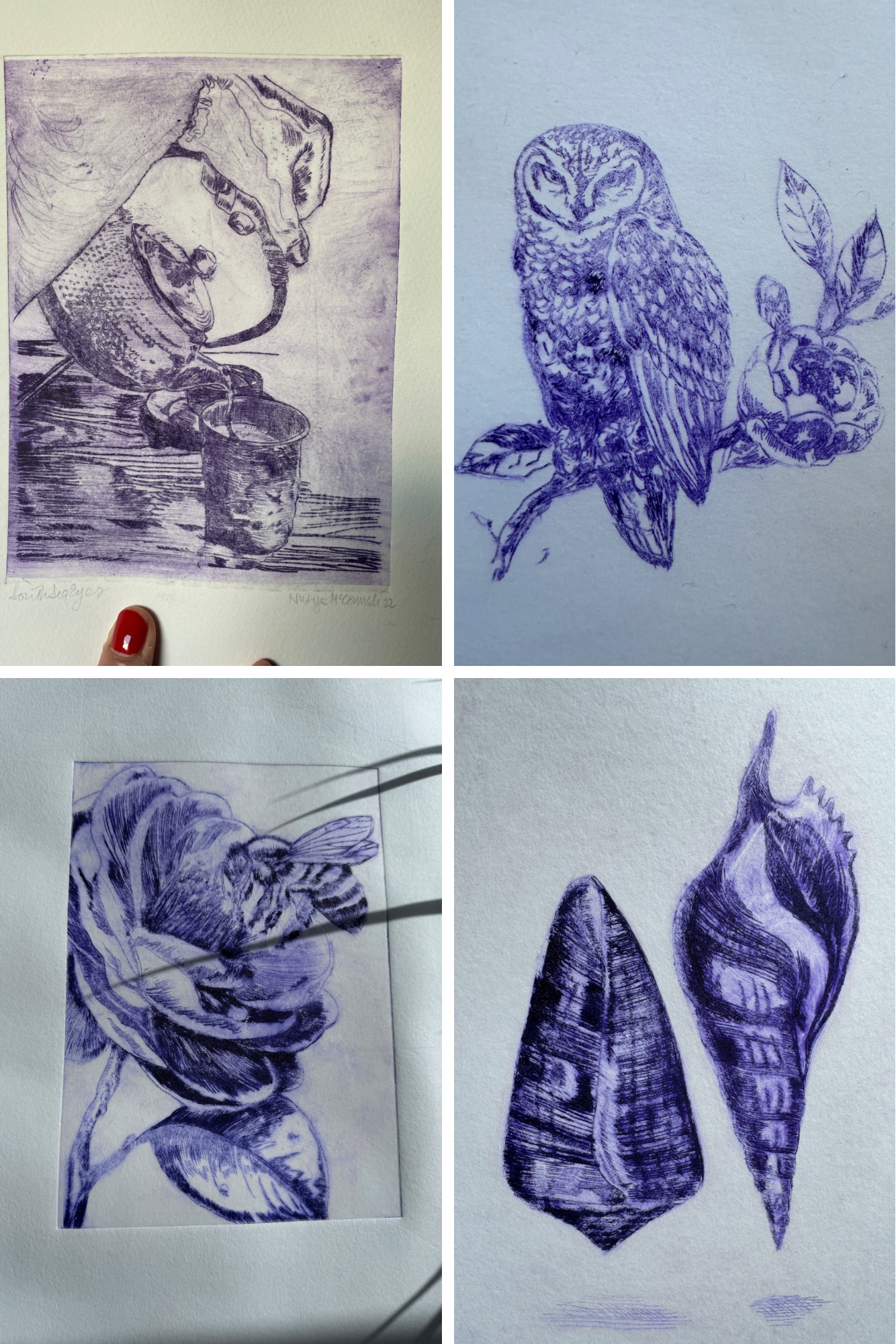 Intaglio obsessions: Drypoint
